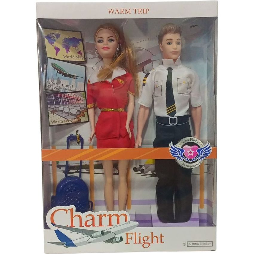 Charm Delight Fashion Doll Couple Set