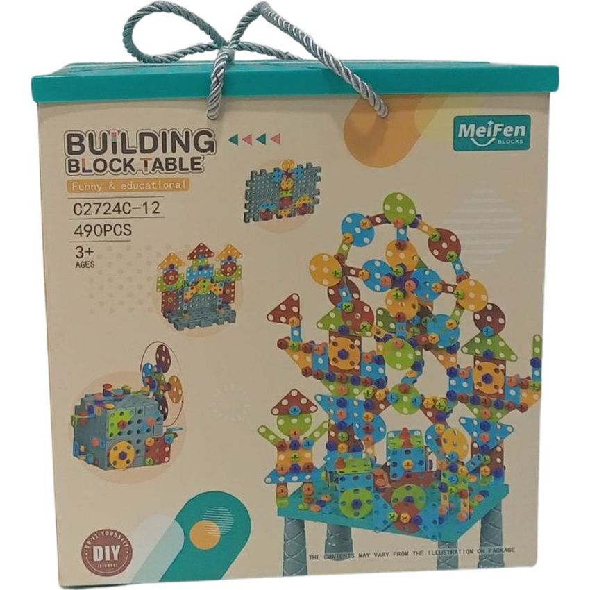 Building Blocks Educational Construction Set in Carry Box
