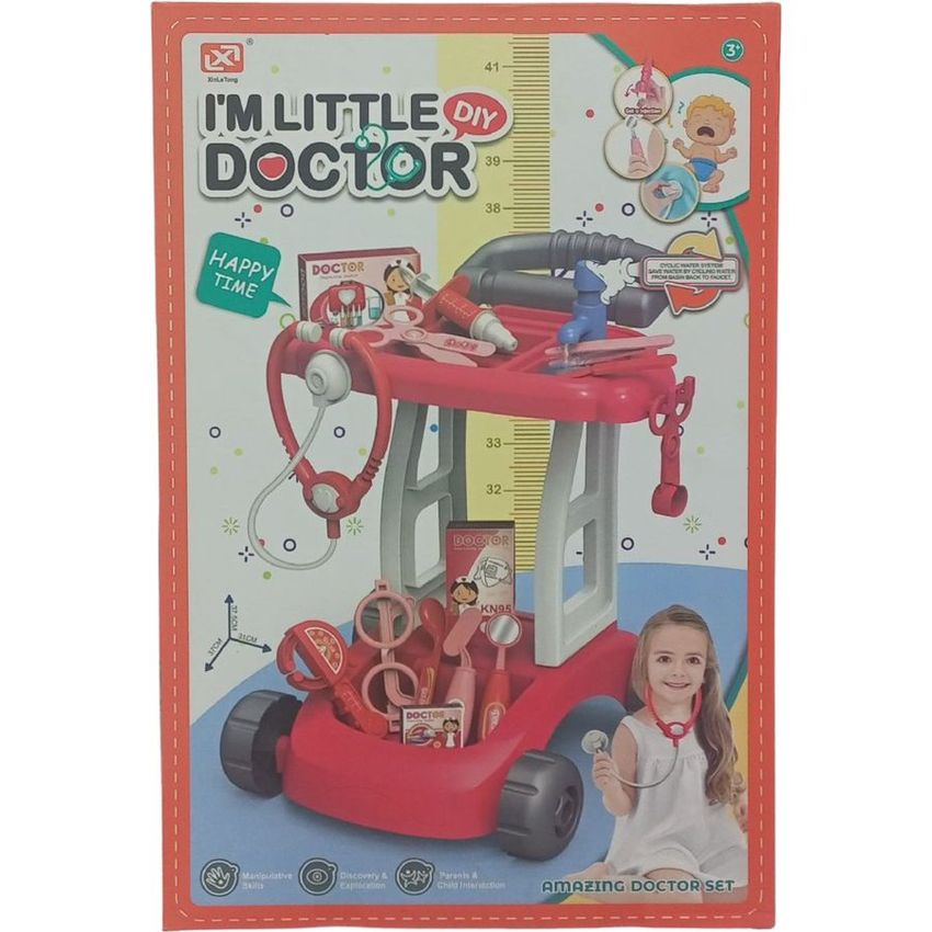 I'm Little Doctor Medical Cart Set