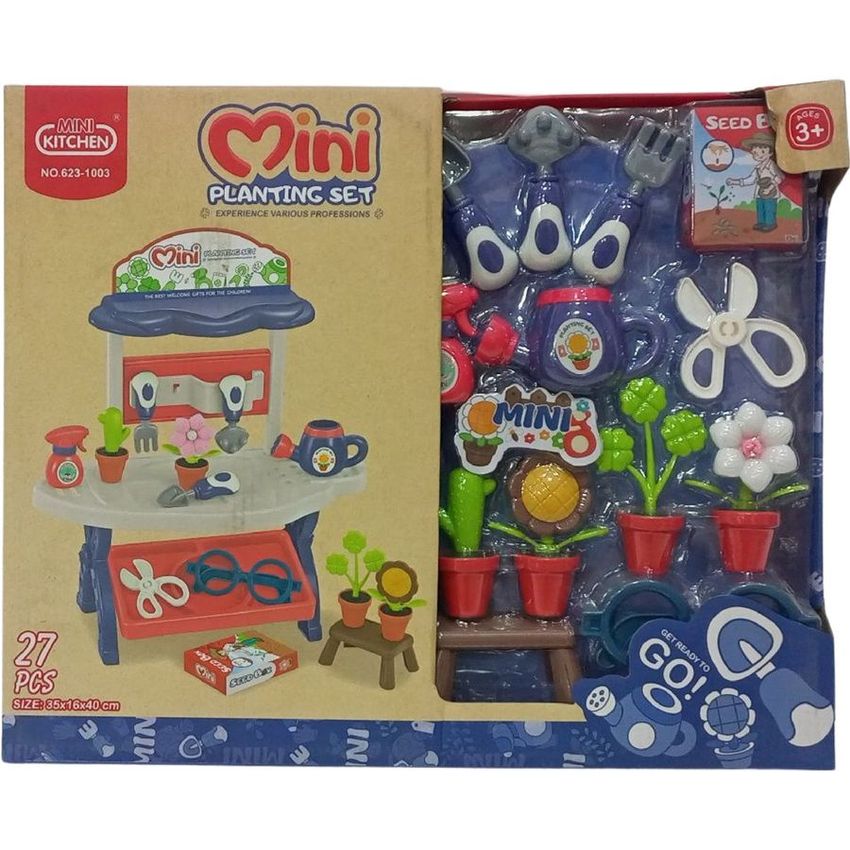 Mini Planting Set 27-Piece Gardening Playset