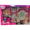 Pretty Girl Sparkle Beauty Salon Doll Set