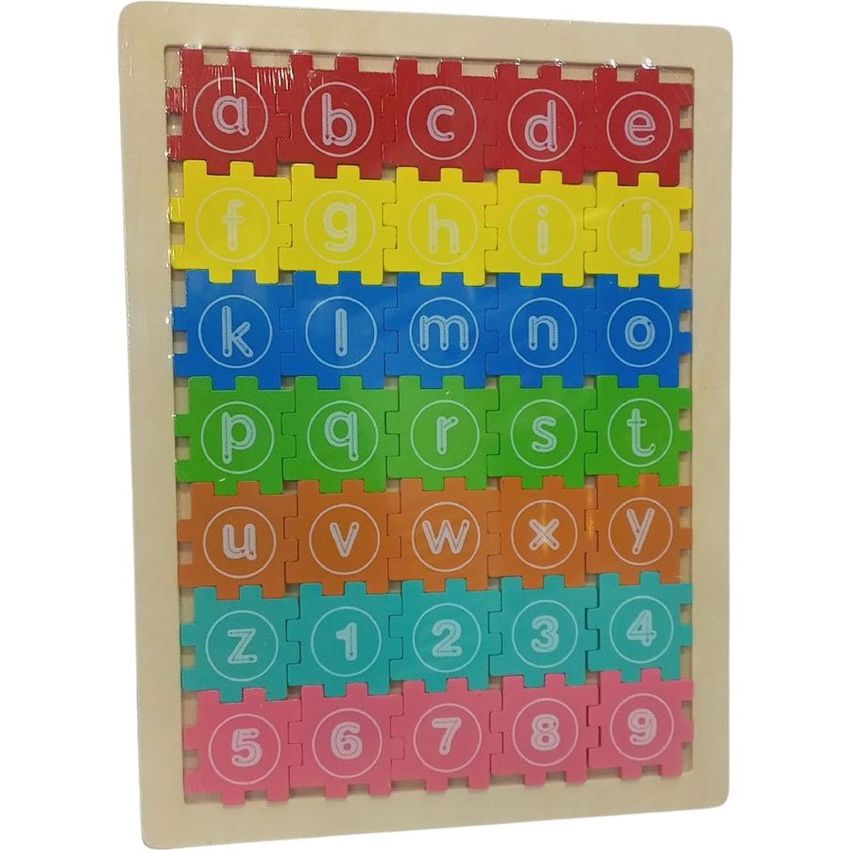 Wooden Alphabet Puzzle Board