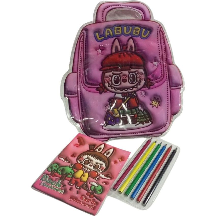 Cartoon Girl Coloring Set