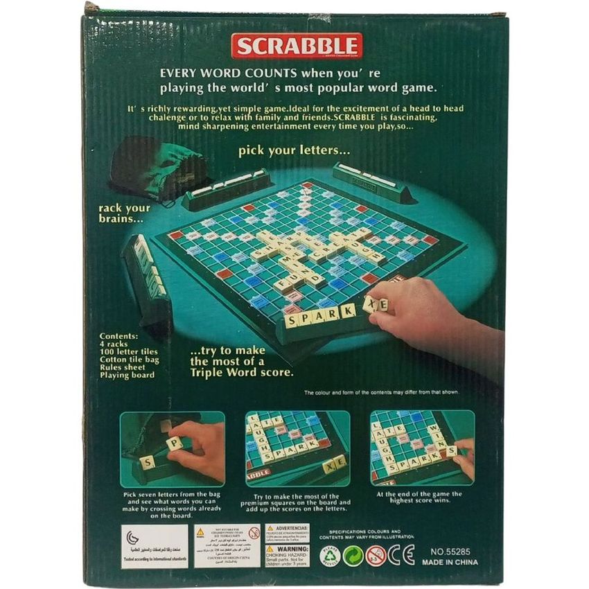 Scrabble Original Word Board Game - Classic Box