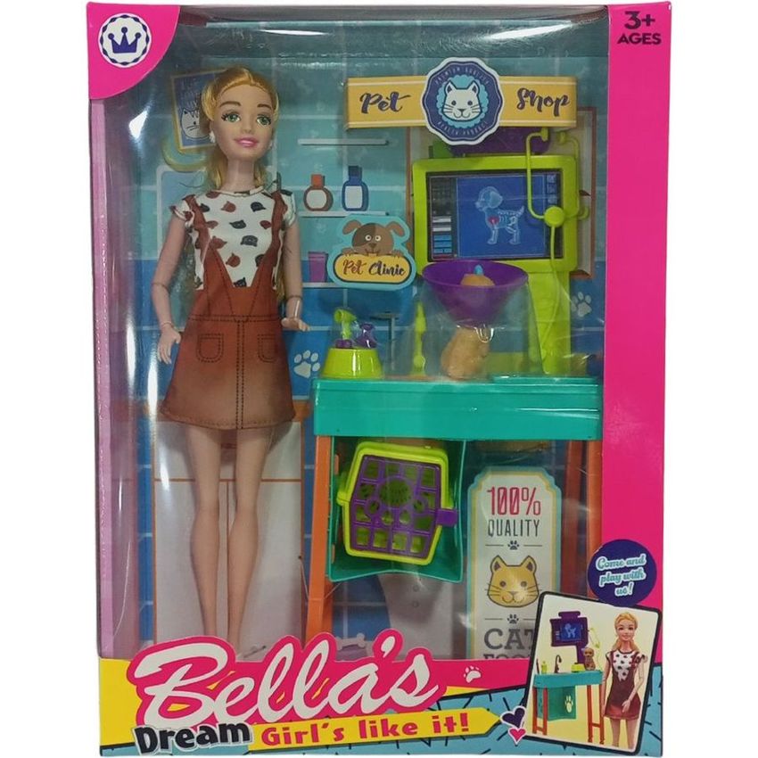 Bella's Dress-Up Fashion Doll Set